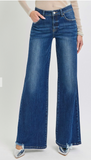 RISEN MID RISE WIDE LEG JEAN