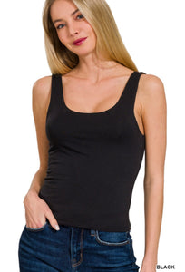 Double Layer Round Neck Tank
