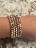 Water Resistant 6mm Round Stretch Bracelet