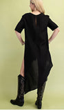 Asymmetrical Short Sleeve Top