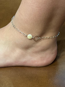 Coin Pearl Anklet