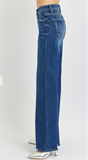 RISEN MID RISE WIDE LEG JEAN