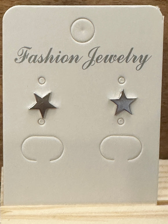 Sterling Silver Star Stud Earring