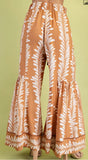 Printed Wide Leg Pant