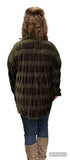 Tiered gather smocked velvet top