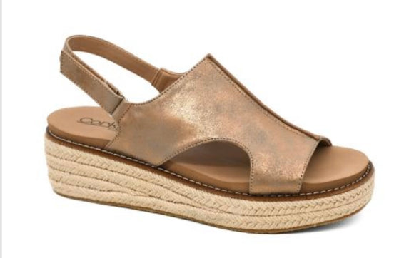 Corky’s Ready or Not Bronze Metallic Wedge