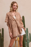 Flowy Ruffle Lace Top