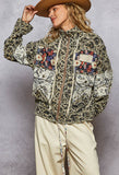 Frayed Leopard Jacket