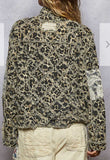 Frayed Leopard Jacket
