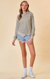 Gray crop zip top