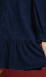 Navy Corduroy Dress