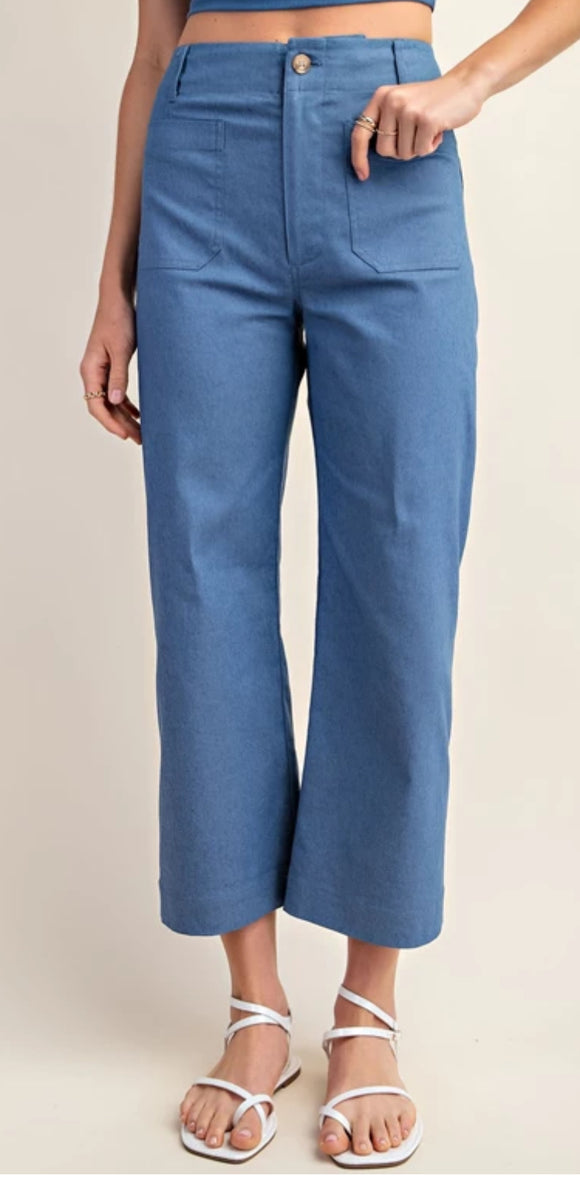 Denim-like Ankle pant