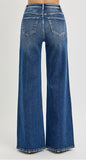 Risen High Rise Wide-Front Yoke Jean
