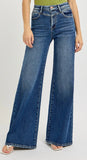 Risen High Rise Wide-Front Yoke Jean