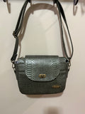 The Rainier Crossbody Bag/Green Croc