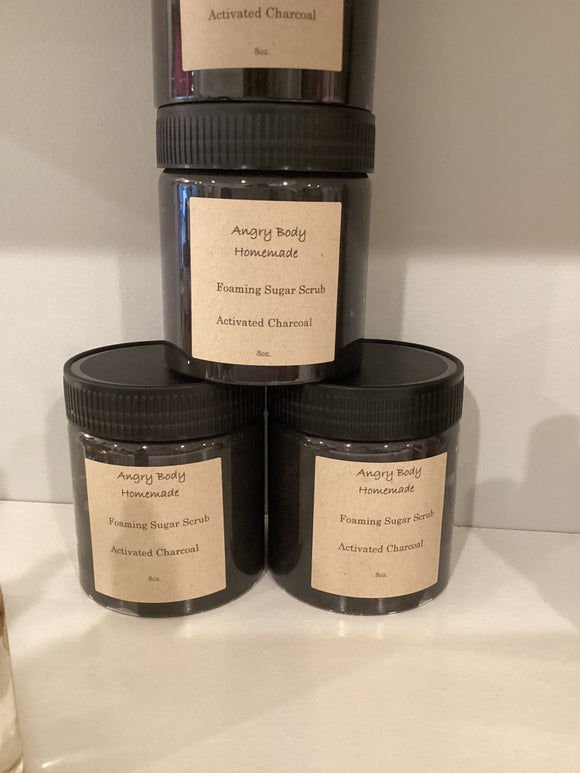 Activated Charcoal Sugar Scrub