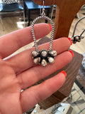 Wild horse sterling dangle earring