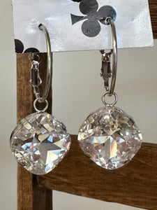 Clear Rhinestone Dangle Earring