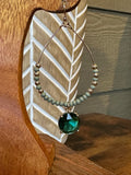 Crystal teardrop earrings