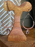 Crystal teardrop earrings