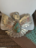 Thunderbird Turquoise Pendant