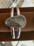 Labradorite Double Cuff Bracelet