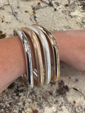 Water Resistant Square Bangle Bracelet