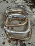 Water Resistant Square Bangle Bracelet