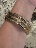 Water Resistant Square Bangle Bracelet