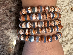 Banded Agate Stretch Bracelet