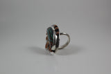 Rainbow Calsilica Ring