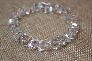 STRETCH BRACELET- CRYSTAL QUARTZ