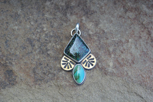 Courtland Dendritic Pendant