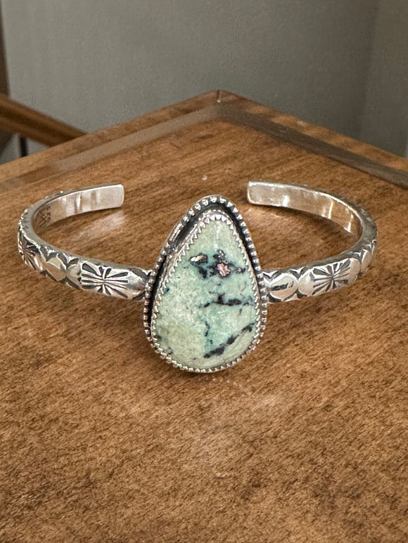 Chrysocolla w/ Copper Cuff