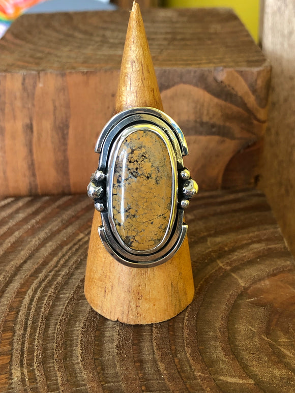 White Castle Magnesite Ring