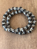 Tri color bone bracelet