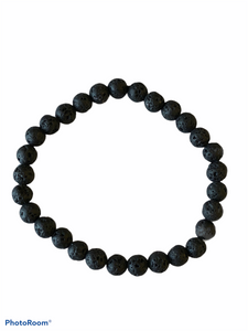 6mm Lava stretch bracelet