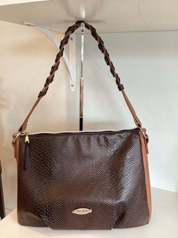 Paulette Textured Vinyl purse