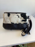 Sallie Cow print wristlet