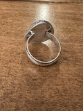 Blue Druzy Ring