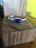 ROSE CUT AMETHYST CUFF BRACELET