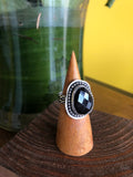 ROSE CUT AMETHYST RING