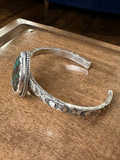 Spiderweb Turquoise Cuff