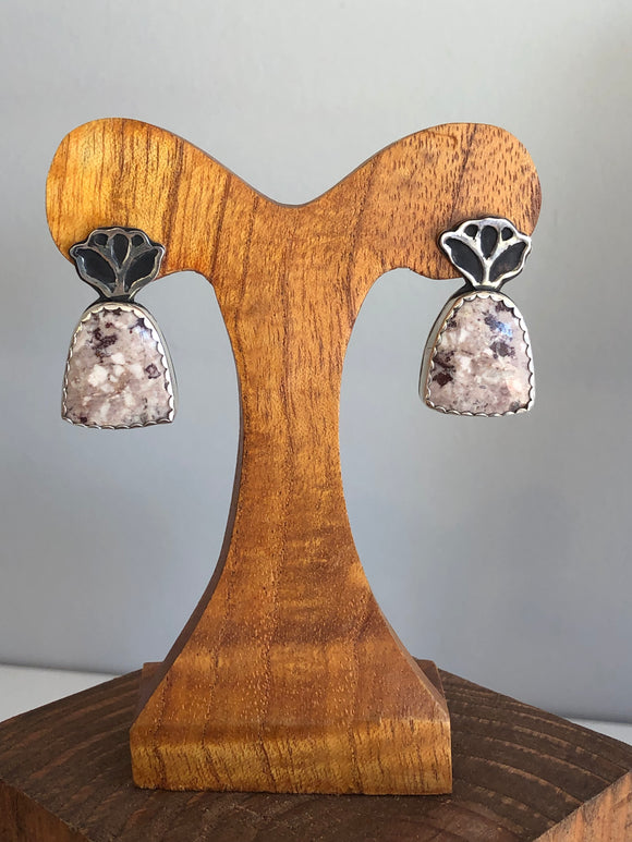 SONORAN DENDRITIC RHYOLITE EARRINGS